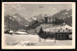 Château d'Oex, Paysage d'hiver, Rubli, 