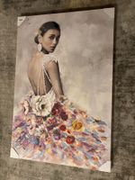 80cmbreitx120cm hoch Acryl+Kunstdruck weibliche Eleganz