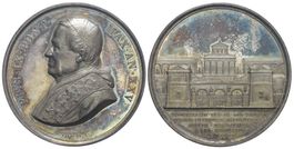 Rom, Pius IX., Silbermedaille A. XXV (1870)