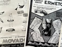 Movado Watch - 3 alte Werbungen / Publicités 1927/31
