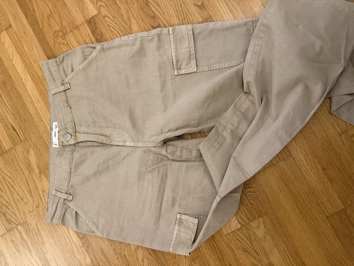 Mango Pantaloni: Cargo Hose MNG beige – Nuovo (secondo la descrizione) da Zürich venduto da mha_mx9n 2
