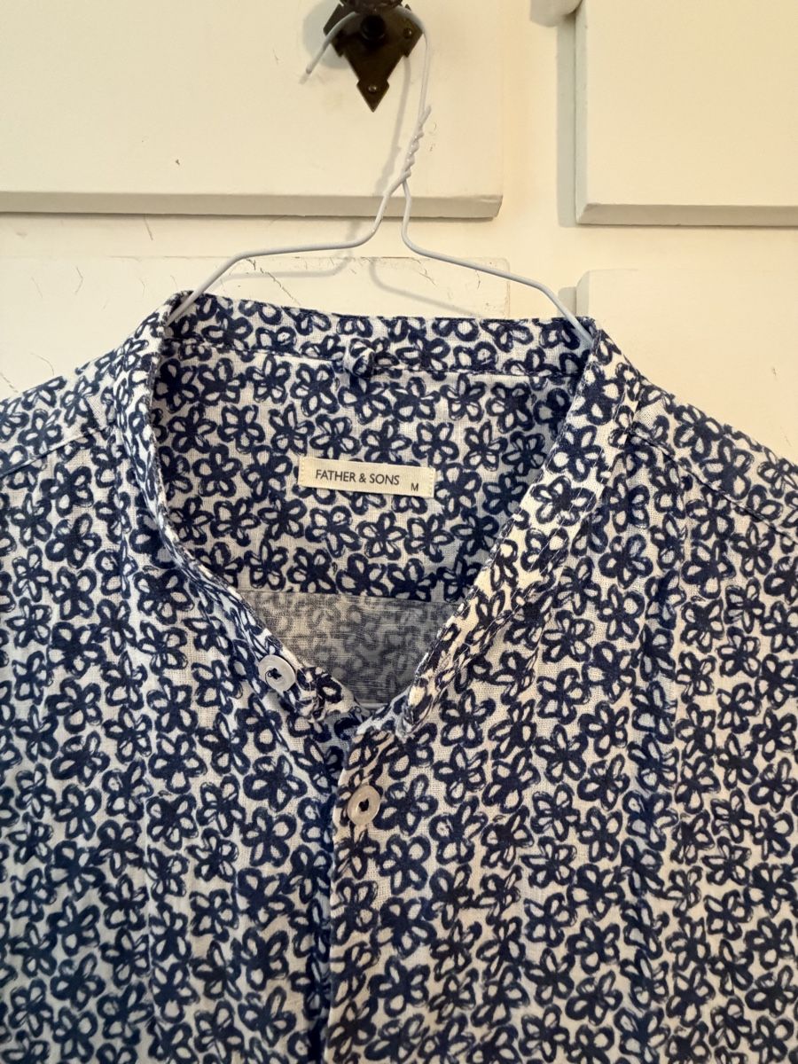 Camicie: Camicia a maniche corte FATHER & SONS blu taglia M – Usato da Lugano venduto da can_xdd8 2
