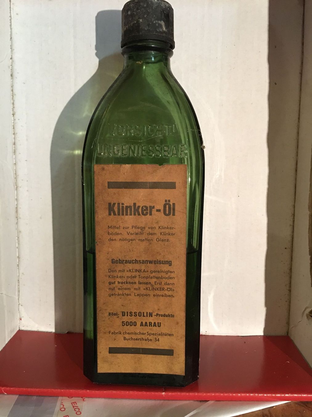 Accessori da laboratorio: alte Apotheker-Flasche  o. Inhalt – Usato da Bern venduto da rewe45 1