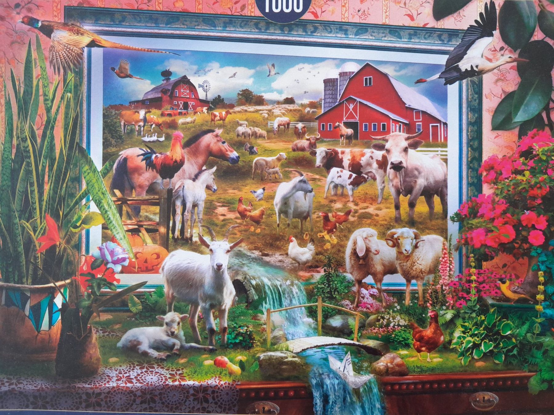 Puzzle: Puzzle Bluebird Farm 1000 – Usato da Charmey (Gruyère) venduto da Laulau.sansan 1