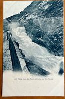 Andermatt - Teufelsbrücke auf die Reuss - Antik
