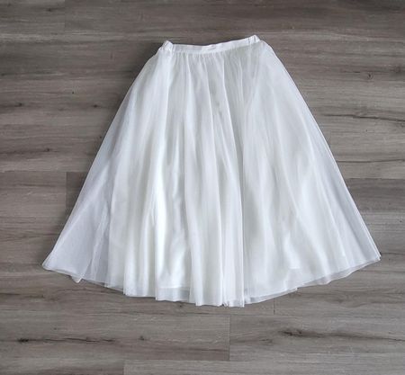 Piqyourdress Wadenlanger Braut Tüllrock (Sara) ivory M/38