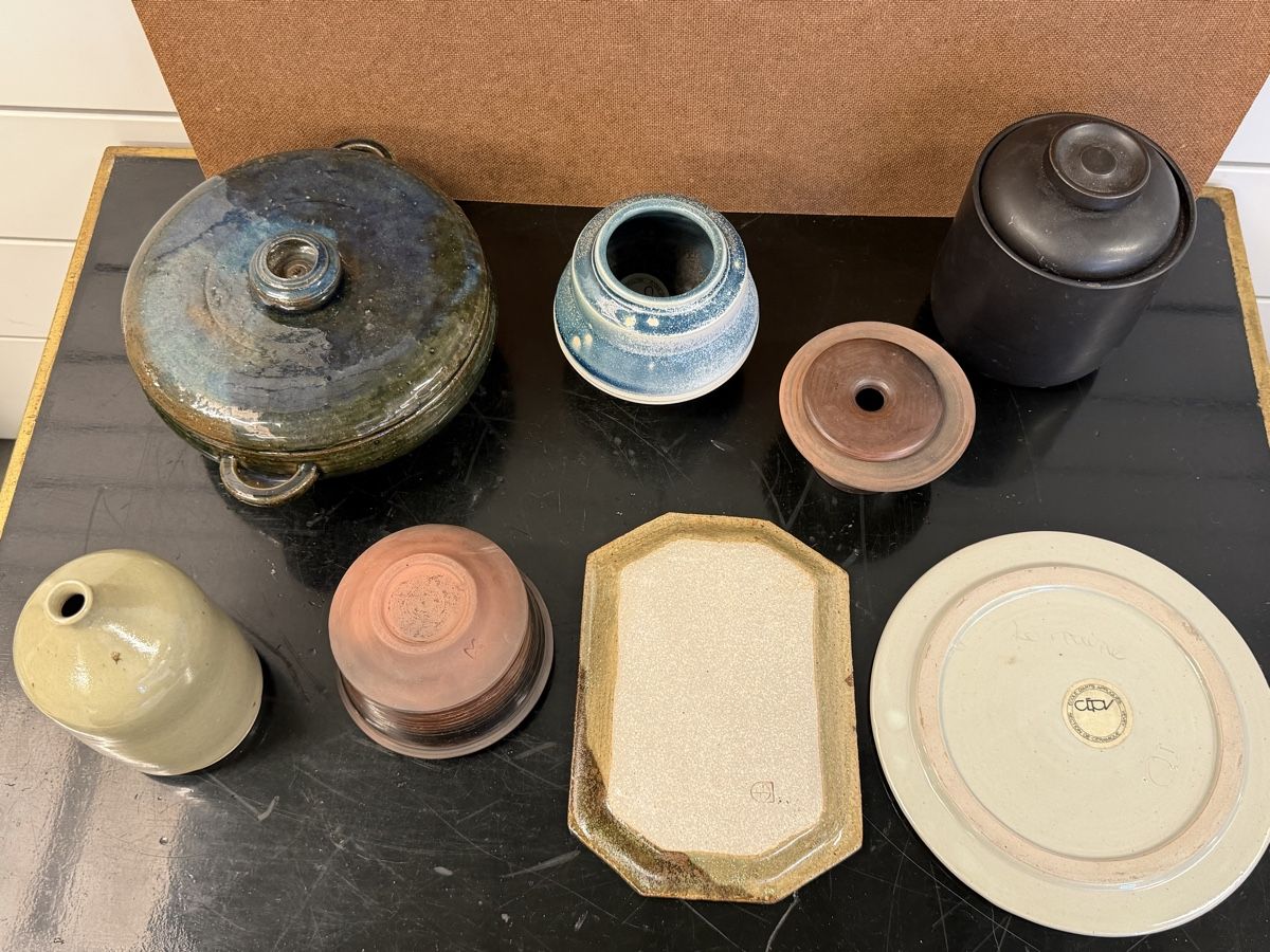 Vasi & Recipienti: Lot de 8 céramiques signées  – Usato da montreux venduto da Always-Good 9