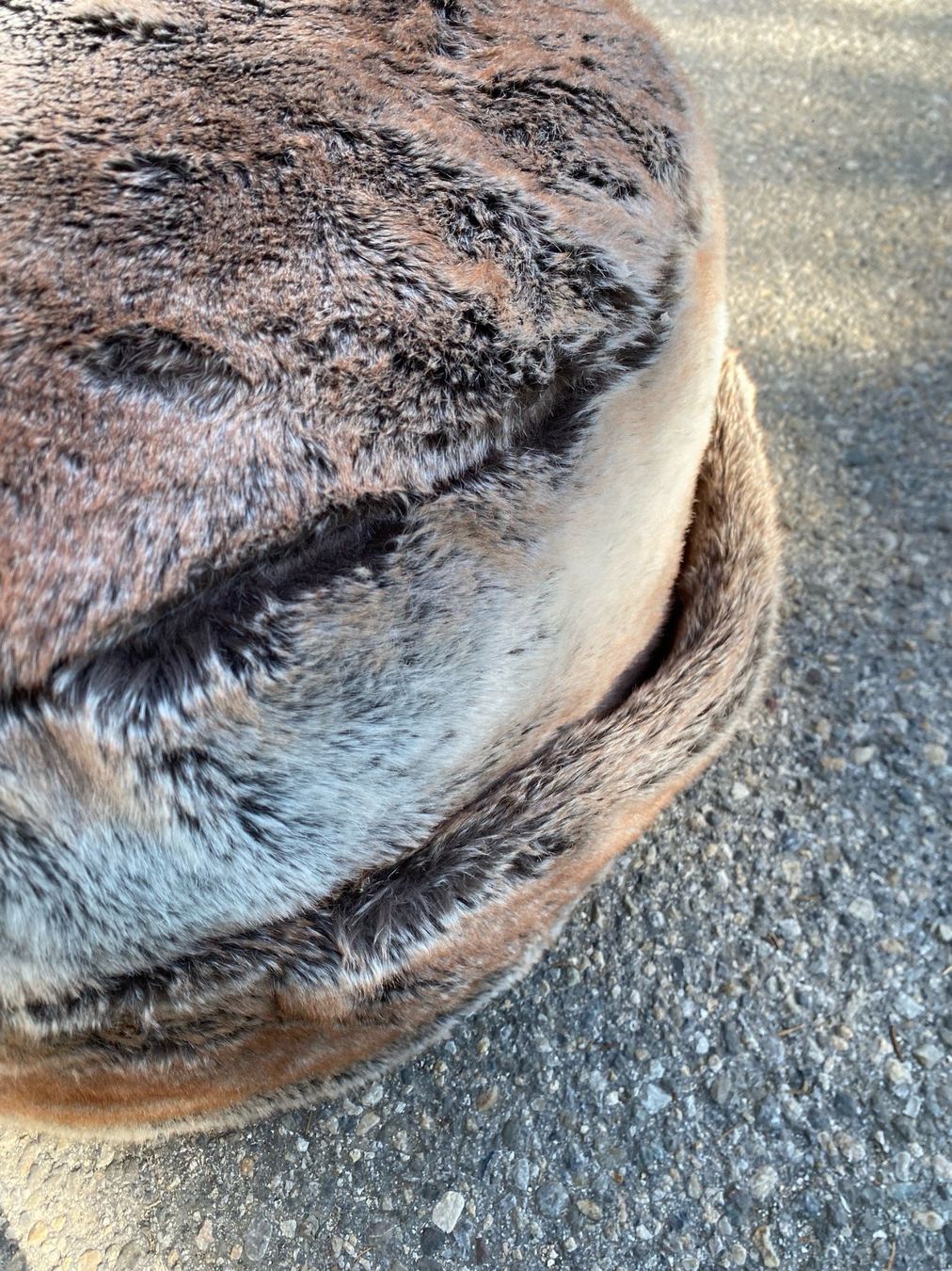 Sgabelli: pouf en fausse fourrure – Usato da St-Blaise venduto da Windy2 1