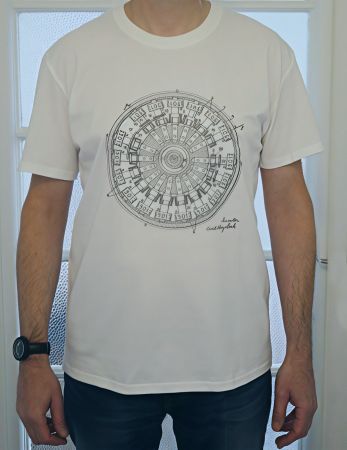 T-Shirt Curta weiss - 100% Baumwolle - Grösse L