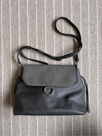 Cute Grey Buffalo Shoulder Bag