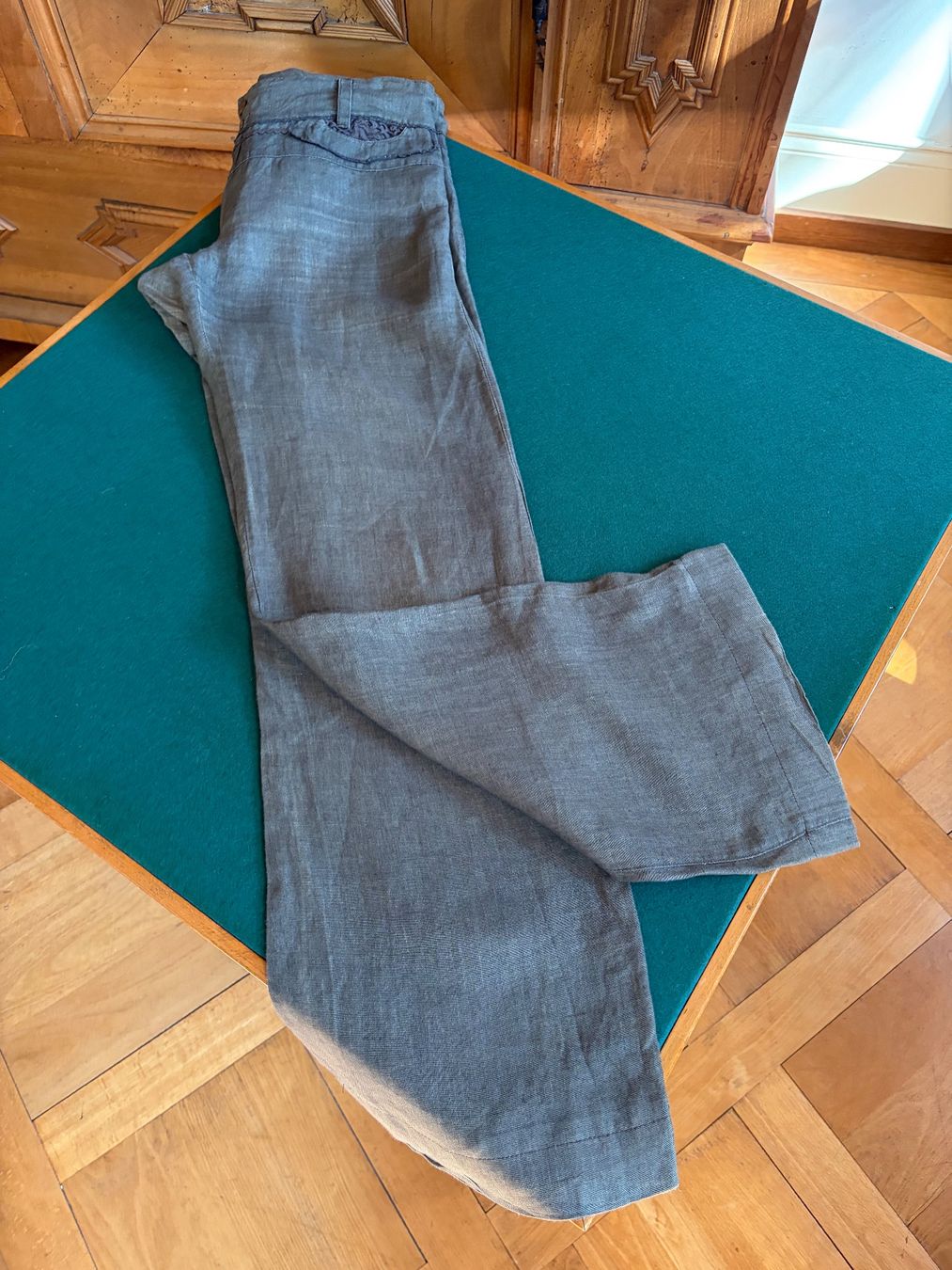 Nile Pantaloni: NILE Hose Gr. S  100 % Leinen – Usato da Interlaken venduto da Bona55 8