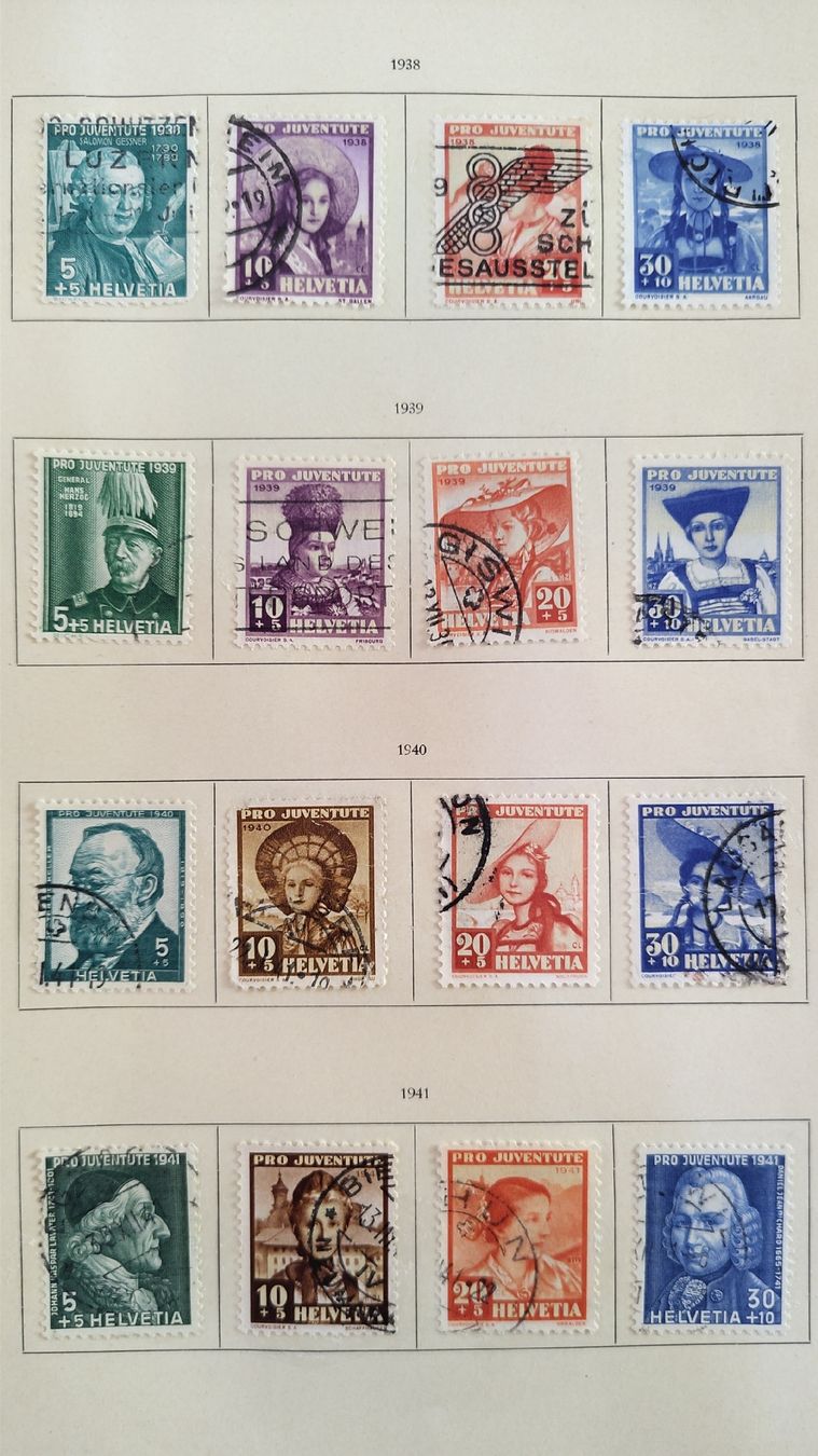 Tutti i francobolli: Grosses Briefmarken Album ab Rayons!!! – Usato da Bolligen venduto da PhilHan 5