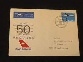 50 Jahre Schweizerische Luftpost 30.04.1969