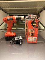 Black & Decker EPC96CA Akku-Bohrschrauber 9,6 V, neuwertig 