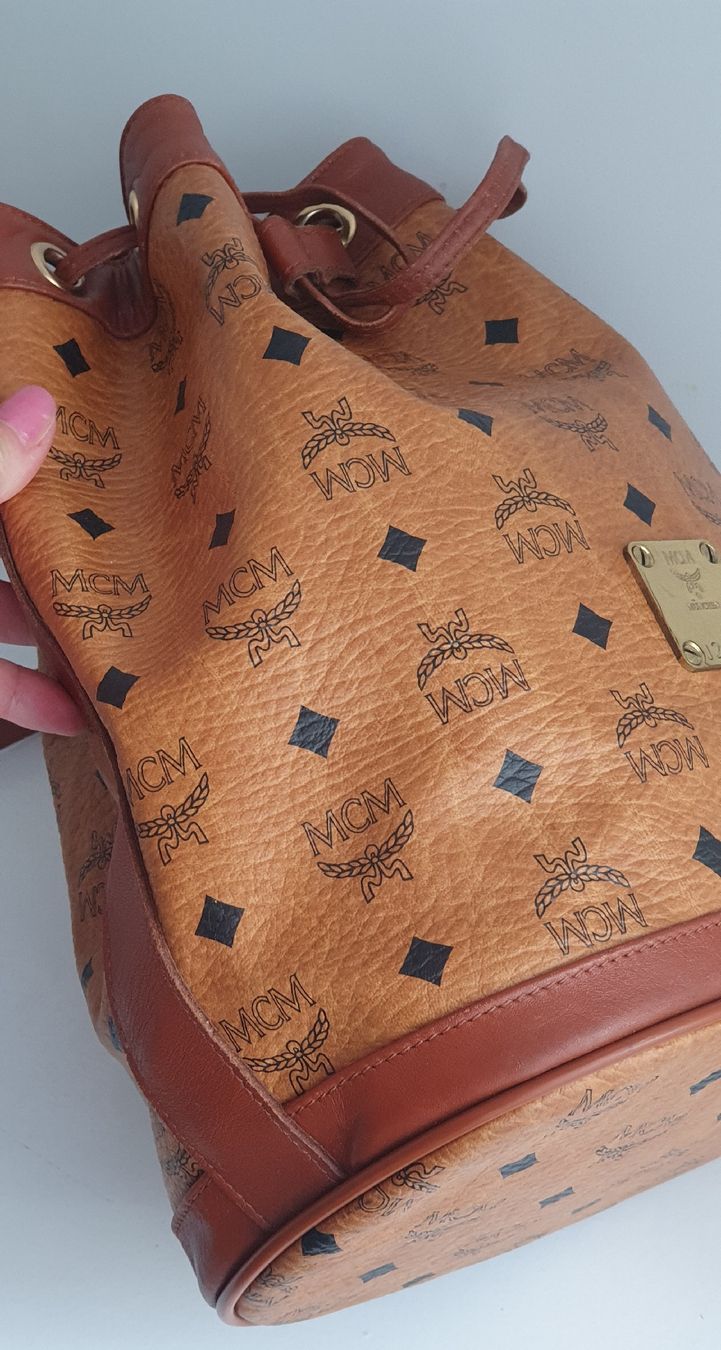 Mcm Sacs femmes: MCM Beuteltasche Medium Cognac Canvas – D'occasion à Niederteufen par Mira_72 5
