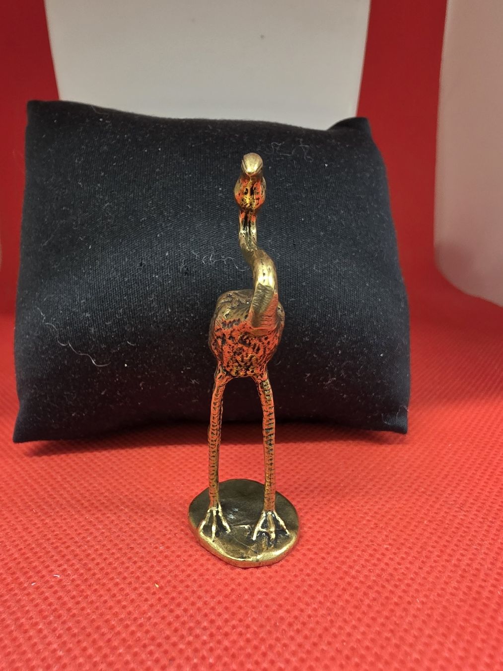 Figurines: Flamingo Figur aus Messing goldfarben  – Neuf (Voir description) à Herisau par Antiques.AR 1