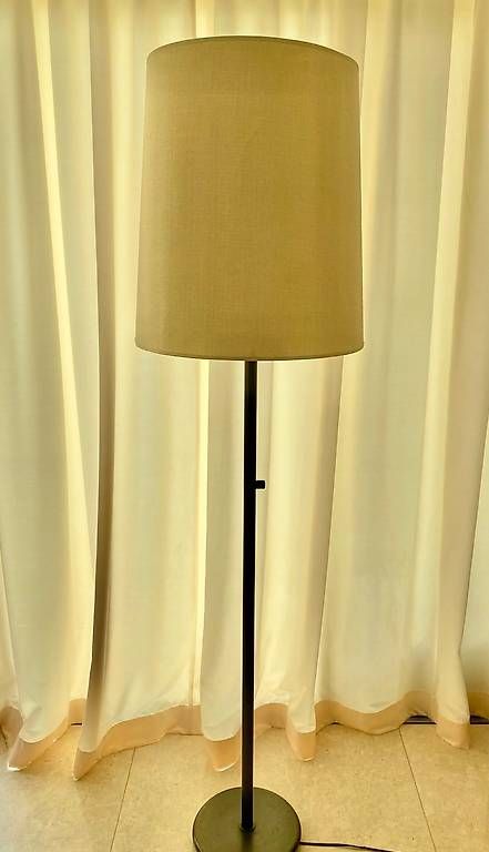 Lampenschirme: 2x grosse Lampenschirme, Stoff creme/beige – Gebraucht aus Meierskappel von starrla 2