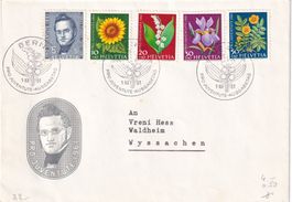 Pro Juventute 1961: Nr. 188-192 auf FDC