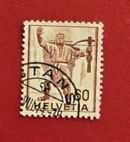 WILHELM TELL HODLER 244 VOLLSTEMPEL STANS NIDWALDEN 1944