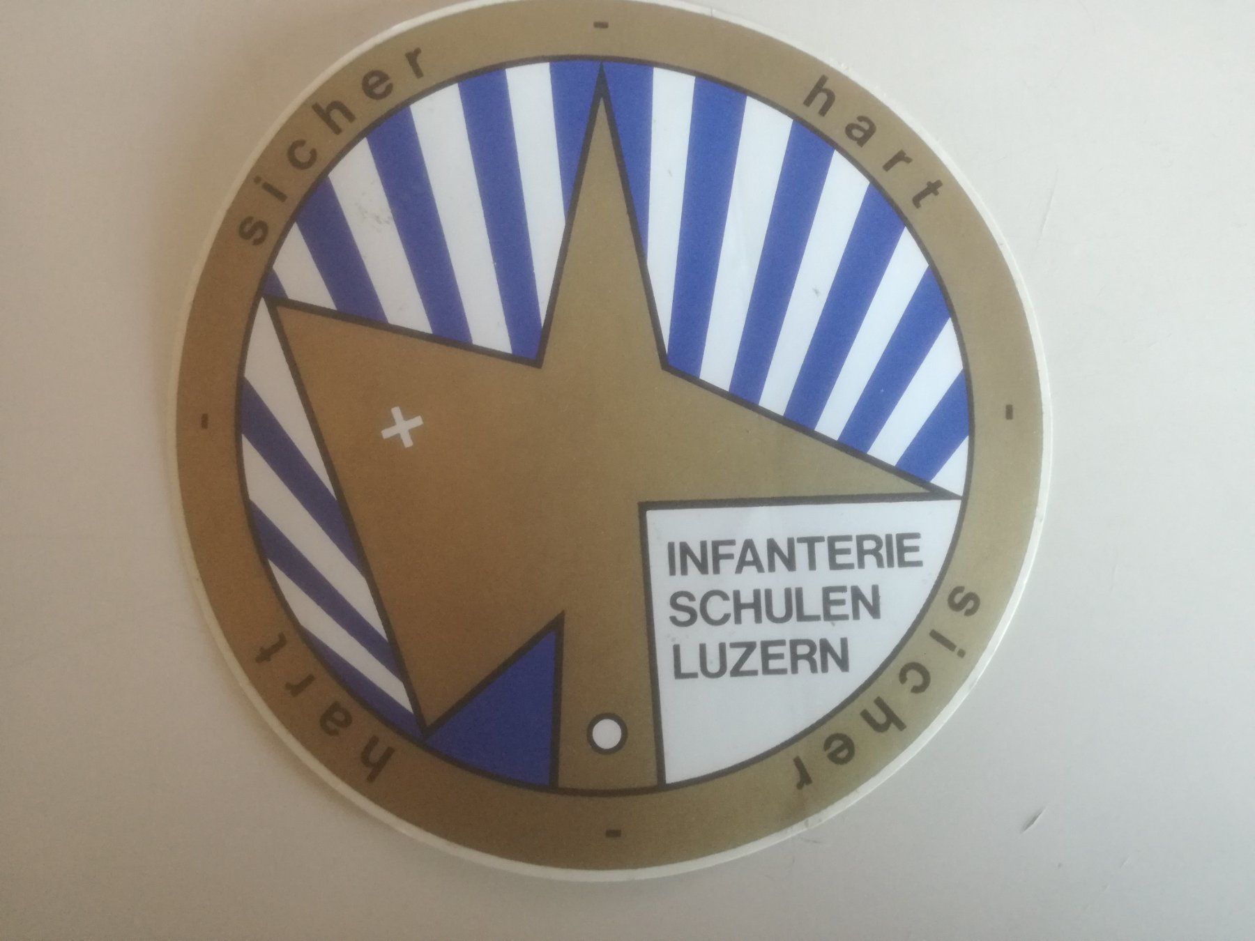 Aufkleber: Kleber INFANTRIE SCHULEN LUZERN – Gebraucht aus Sursee von Ursus_LU
