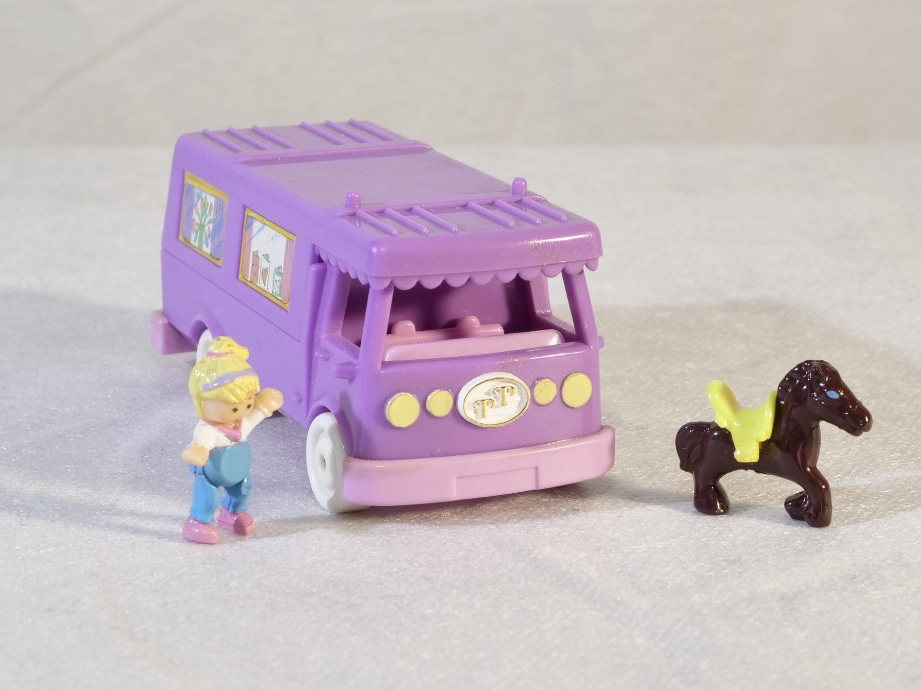 Polly Pocket Giocattoli: Polly Pocket von 1994 Pferde-Transporter – Usato da Lustmühle venduto da Glatisant 1