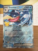 Pokémon Jumbo Karte Greninja ex 099/MEP sehr guter Zustand