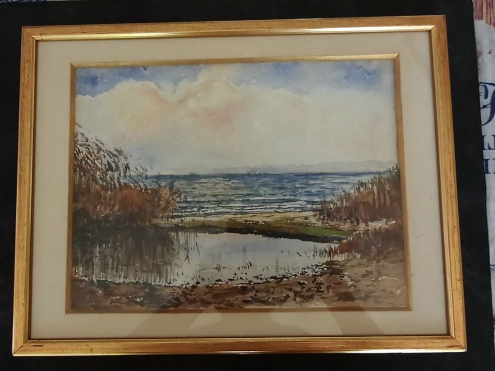 Dipinti: Max Theynet : Paysage Lacustre – Usato da Fleurier venduto da Akvdt