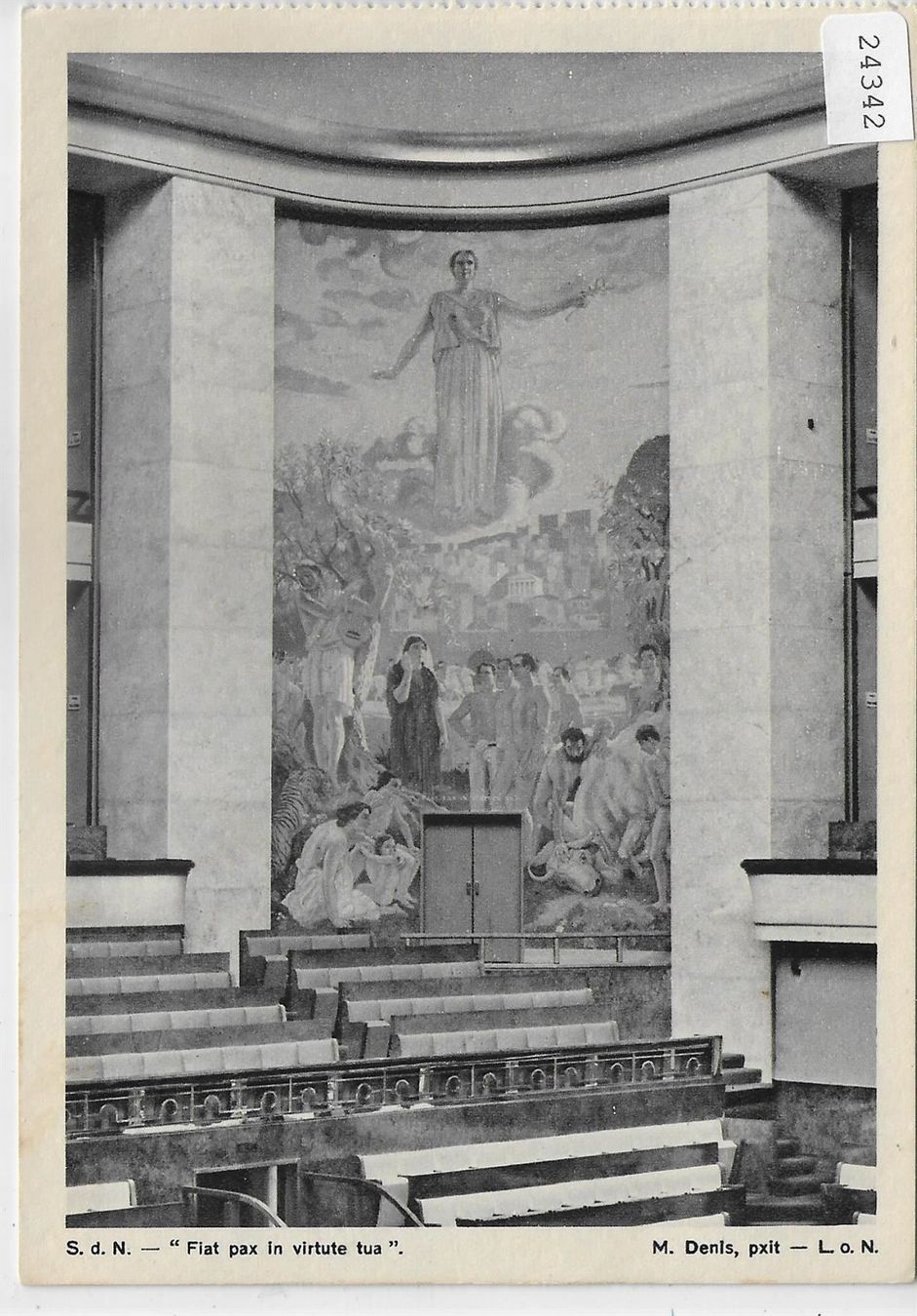 Cartes postales: Geneve - Société des Nations – Antique à Ettingen par Kartenplanet