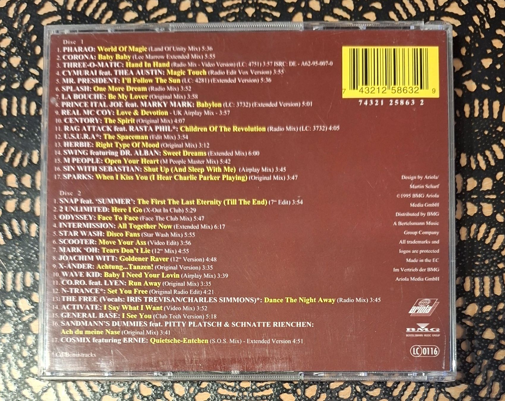CDs: Maxi Dance Senation 17, 2CD Hit Compilation Sampler 1995 – Gebraucht aus Schönenberg TG von breiti12 1