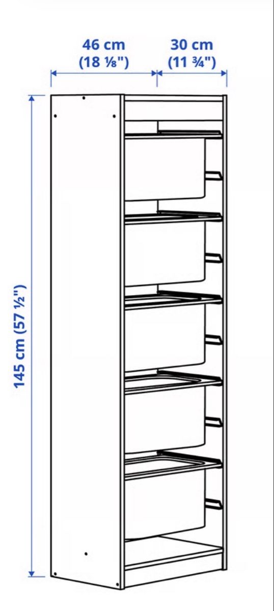 Ikea Scaffali: IKEA Trofast Regal inkl. Schubladen – Usato da Langenthal venduto da littlegirls 1