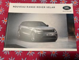 Brochure Nouveau Range Rover Velar - 2017- neuve