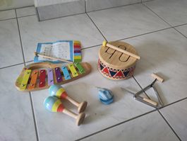 Musikinstrumente Set für Kinder, nach Montessori 