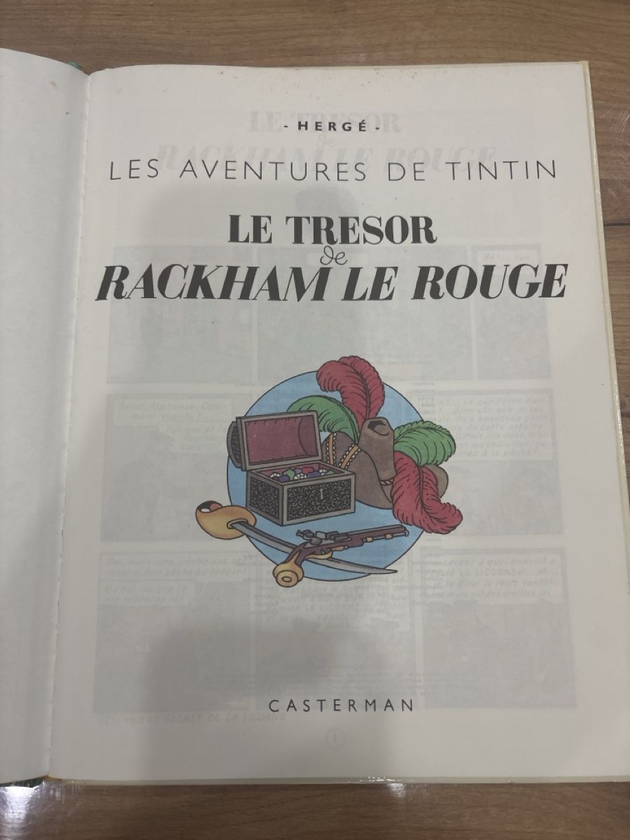 Fumetti: Tintin le trésor de Rackham le rouge – Usato da Porrentruy venduto da Servo26 2