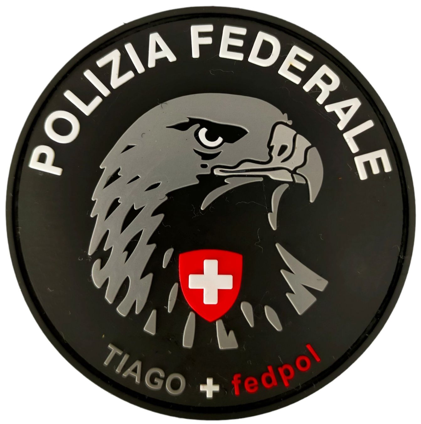Swiss Placchette & Badge: Polizia Federale Patch Tiago fedpol mit Klett – Nuovo e nell'imballaggio originale da Emmenbrücke venduto da F.ingl-1947