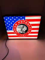 Logo lumineux Led USA Indian motorcycle