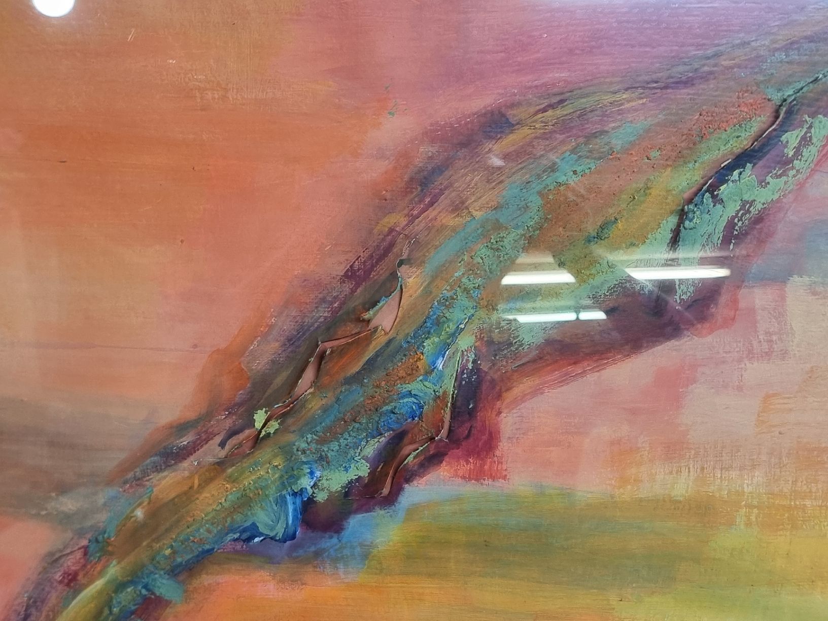 Dipinti: Grosses abstraktes Gemälde, Acrylfarben, Original Artwork! – Usato da Zürich venduto da Budget-Brocki 1
