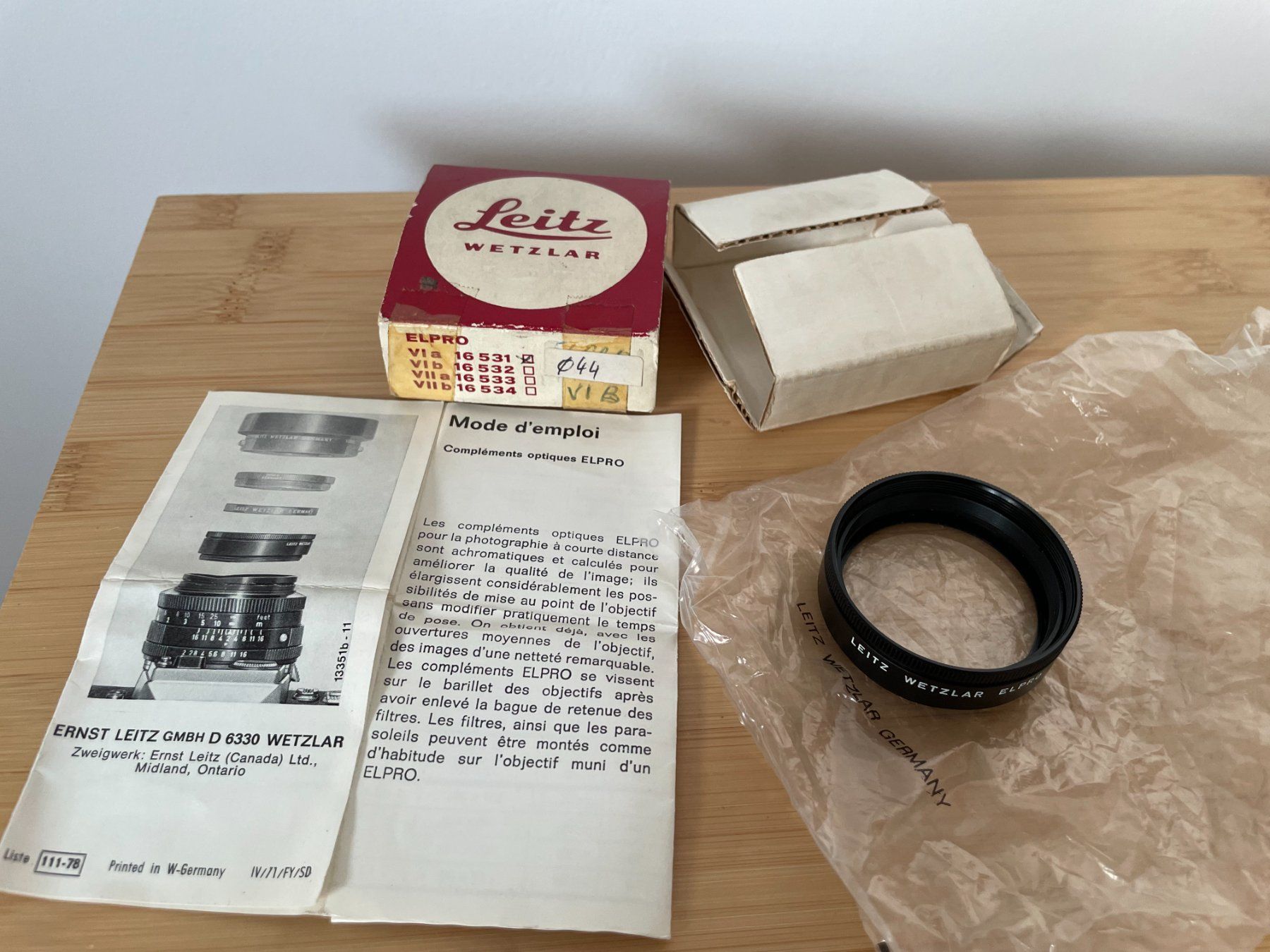 Leitz Filtri: Filtre macro Leica ELPRO VII a-16531 – Usato da Petit Lancy venduto da gil_hr6v