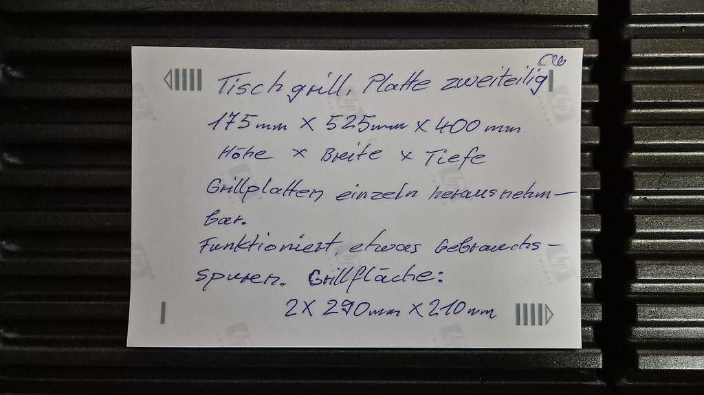 Griglie: Tischgrill Tefal – Usato da Niederbipp venduto da flodur55 4