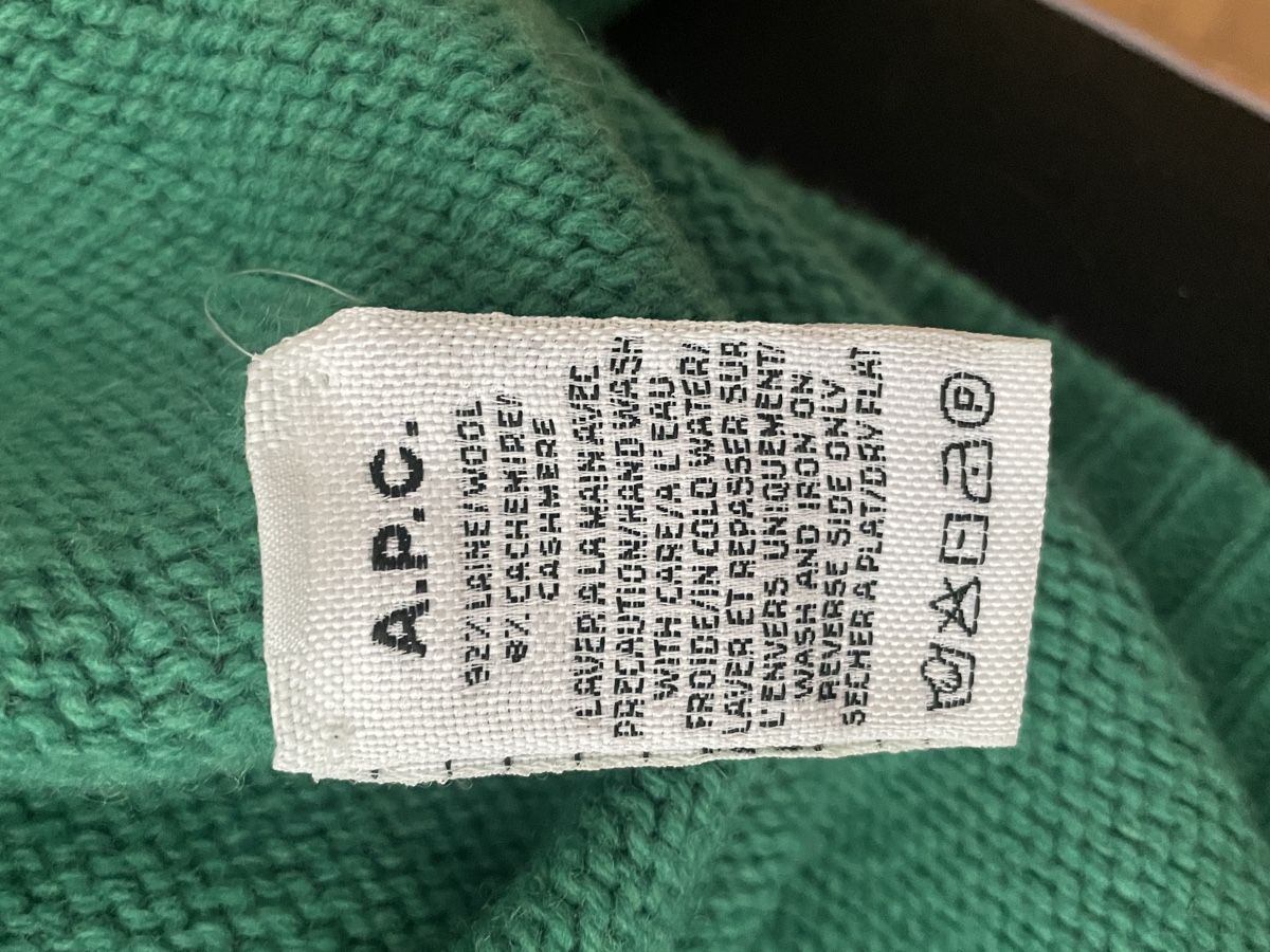 Apc Maglioni & Felpe: APC Woll-/ Kashmir Pullover - Grün - S – Usato da Zürich venduto da eyck_372 3
