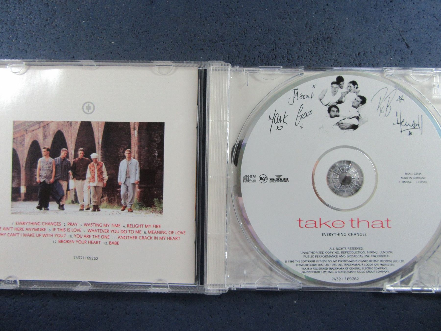 CD: TAKE THAT " EVERYTHING CHANGES " CD – Usato da Ettingen venduto da Hausi4711 2
