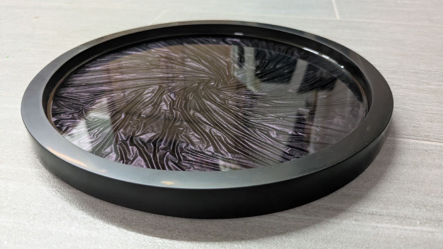 Toutes les décorations: Tablett aus Epoxidharz| Unikat mit 3D Effekt – Neuf (Voir description) à Möhlin par Blunierus 1