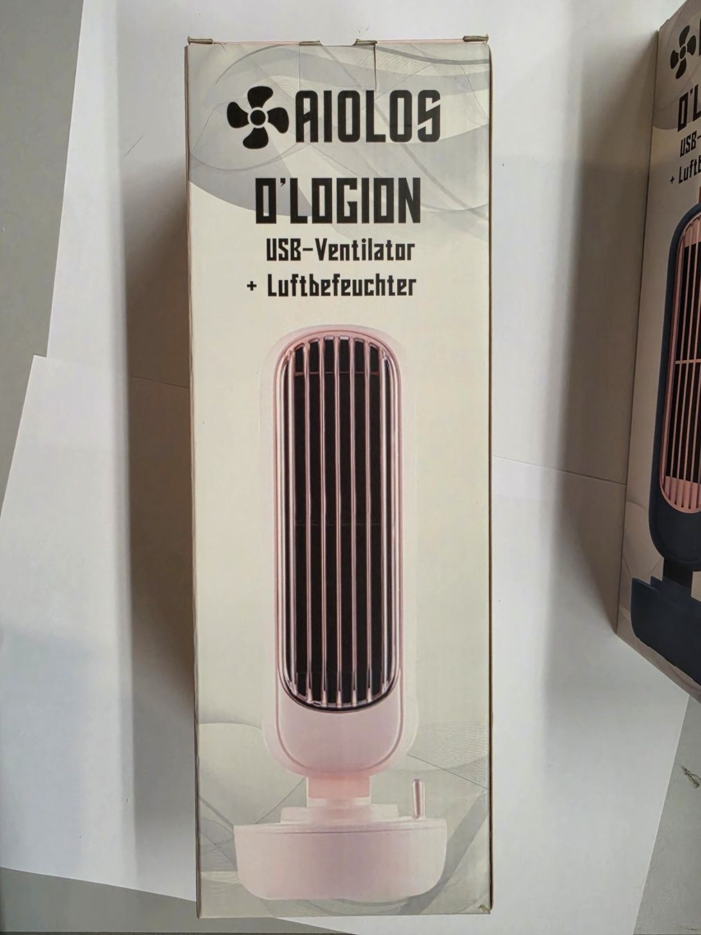 Ventilatori: USB-Ventilator und Luftbefeuchter, neu, Farbe pink – Nuovo e nell'imballaggio originale da Rheinfelden venduto da s-KONNEKT