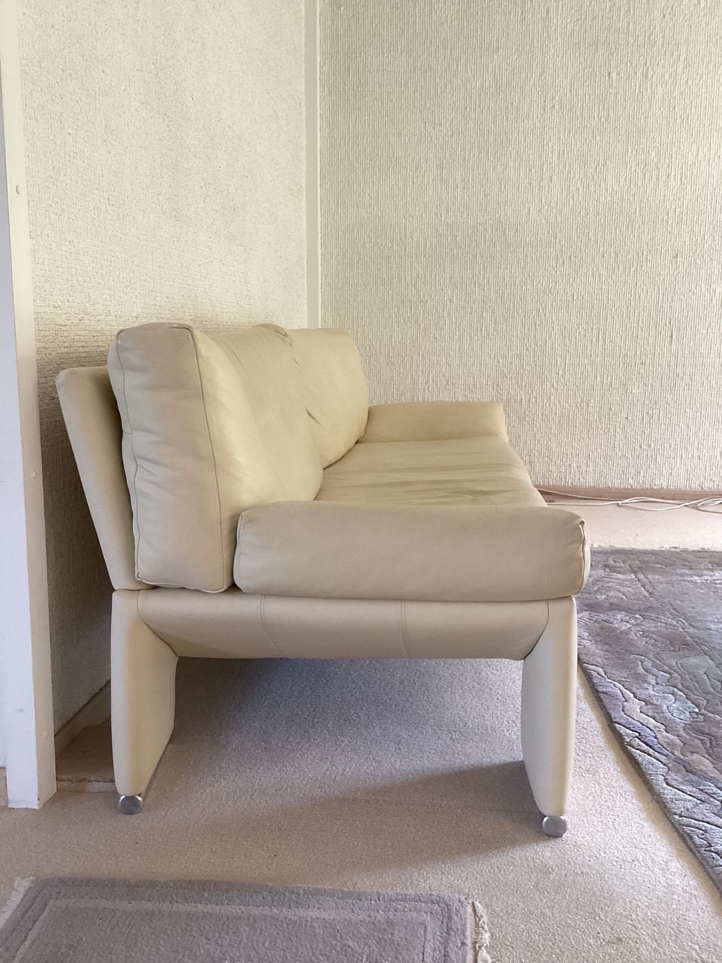 Sofas: Ledersofa beige – Gebraucht aus Goldau von dgh_bwh7 1