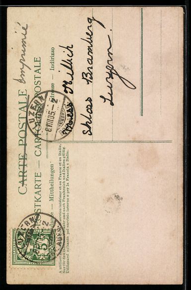 Cartoline postali: Schweiz, schweizer Nationalwappen mit Ka – Usato da Berlin venduto da bartko-reher 1