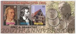 Block "Friedrich von Schiller". Nevis