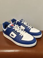 Court Cage Herren-Sneaker Leder Blau- Weiß Gr. 43