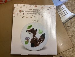 DIY Stickbild Fuchs Stickset neu & originalverpackt