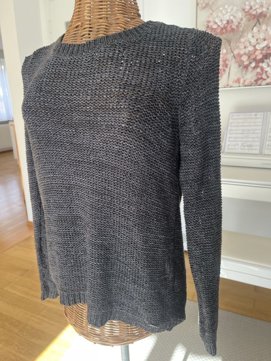 Only Maglioni & Felpe: Pullover Only grau/schwarz, S – Usato da Solothurn venduto da Bobesch08 2