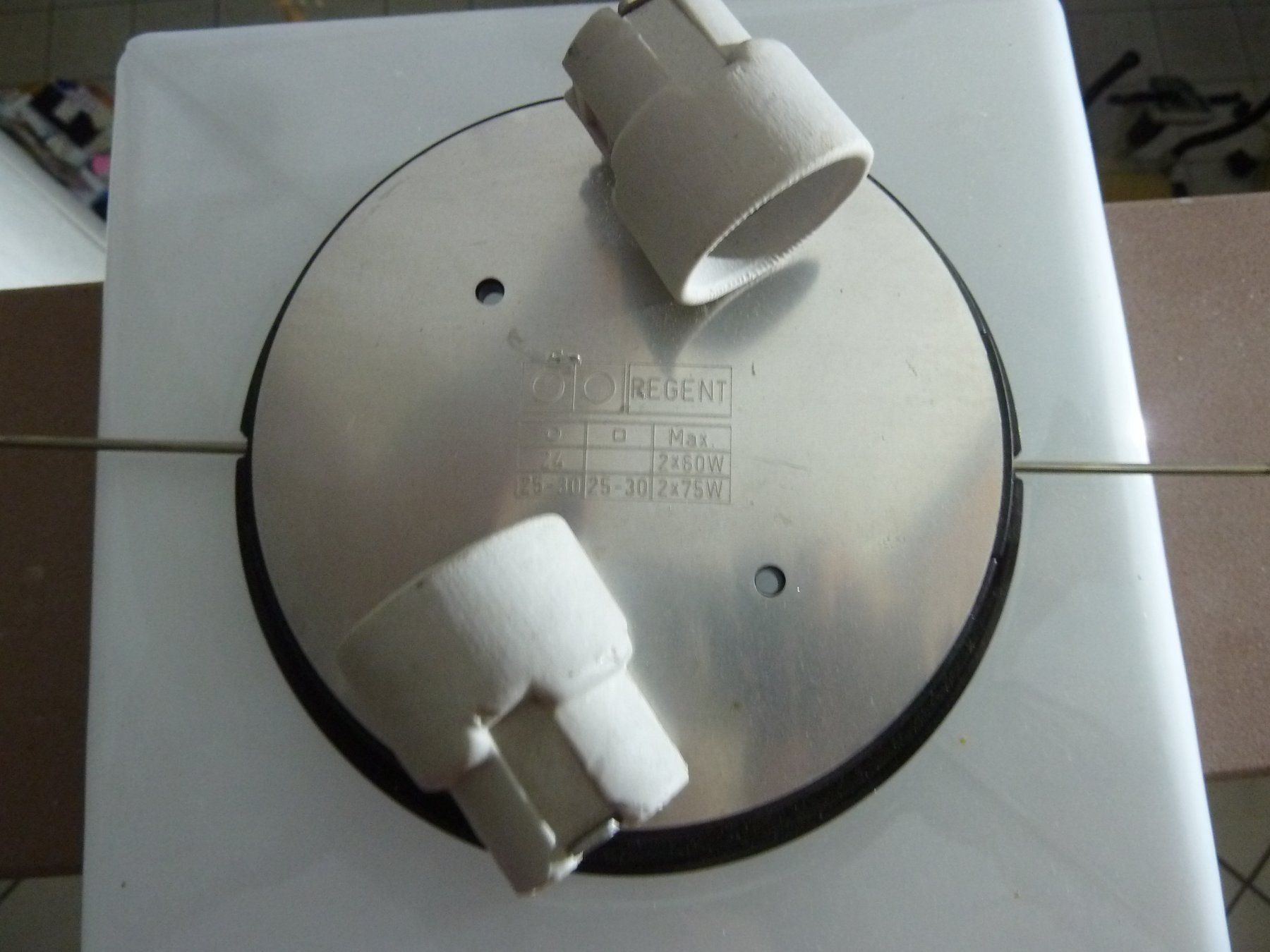 Lampade: Deckenlampe weiss NEU Glas – Nuovo (secondo la descrizione) da Ueken venduto da dale02 1