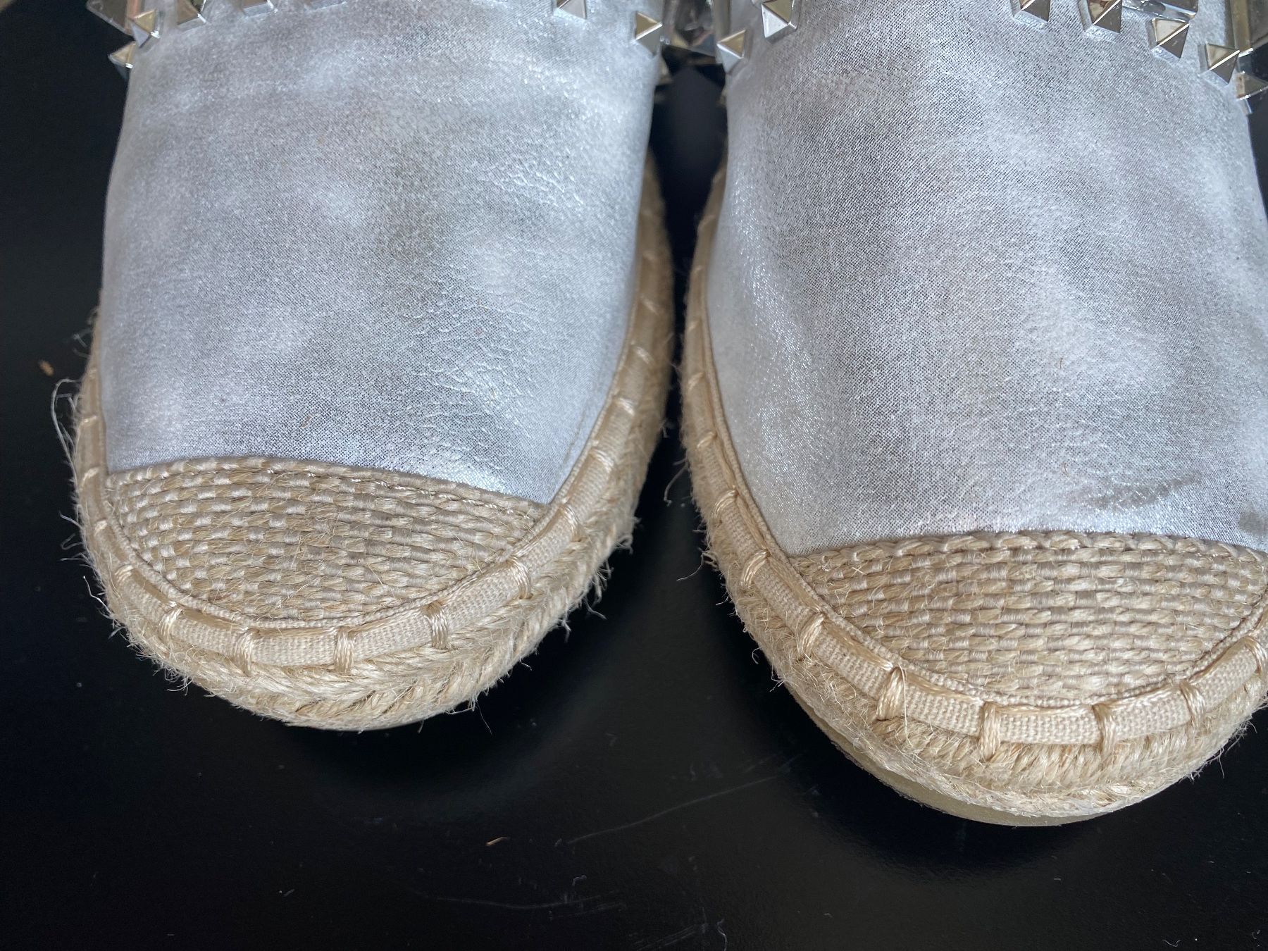 Scarpe da donna: JANESSA neuw. Espadrilles Silber Gr. 38 – Usato da Besazio venduto da lionheart63 2